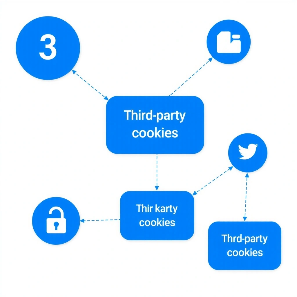 Third-party cookies diagram